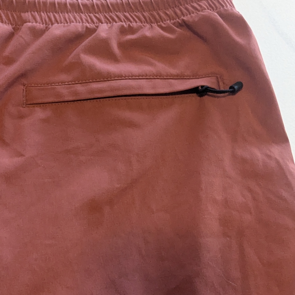 Old Navy Active Stretchtech Rust Colored Shorts Men’s Elastic Pull-On, Size XL - Picture 7 of 8
